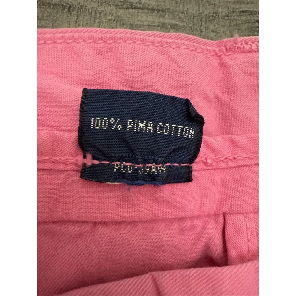 Polo Golf Ralph Lauren Pima Cotton Classic Chino Shorts Size 36‎ Casual Men Pink